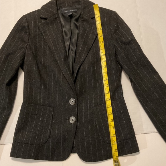 Banana Republic Charcoal‎ Pinstripe Blazer - Picture 3 of 9